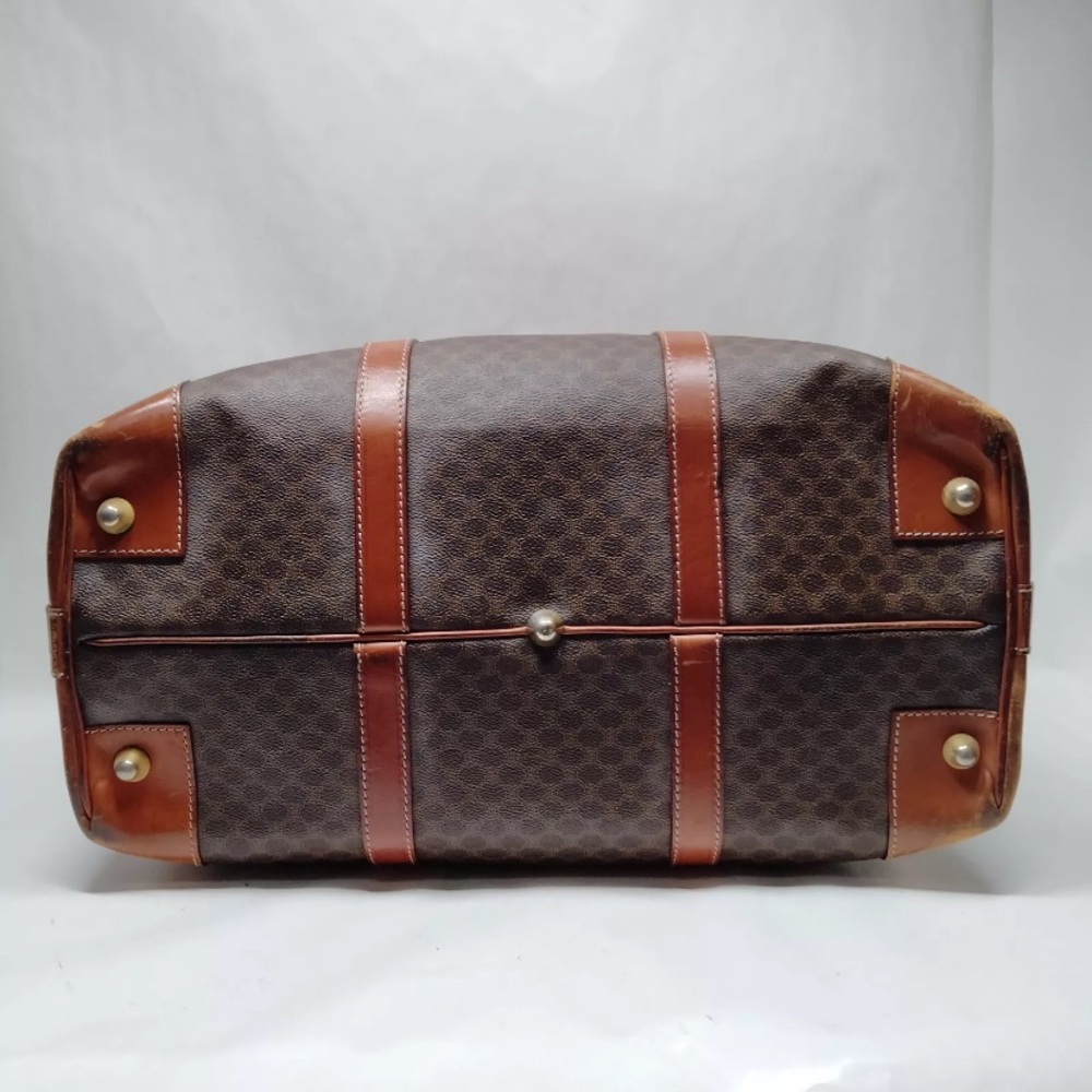 Celine Vintage KeepAll 45 Sport Duffel Weekender Triomphe Macadam Canvas - Picture 9 of 9